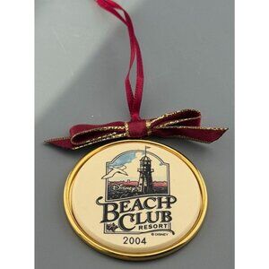 Disney Beach Club Resort 2004 Ornament Barlow Resin Metal 2"